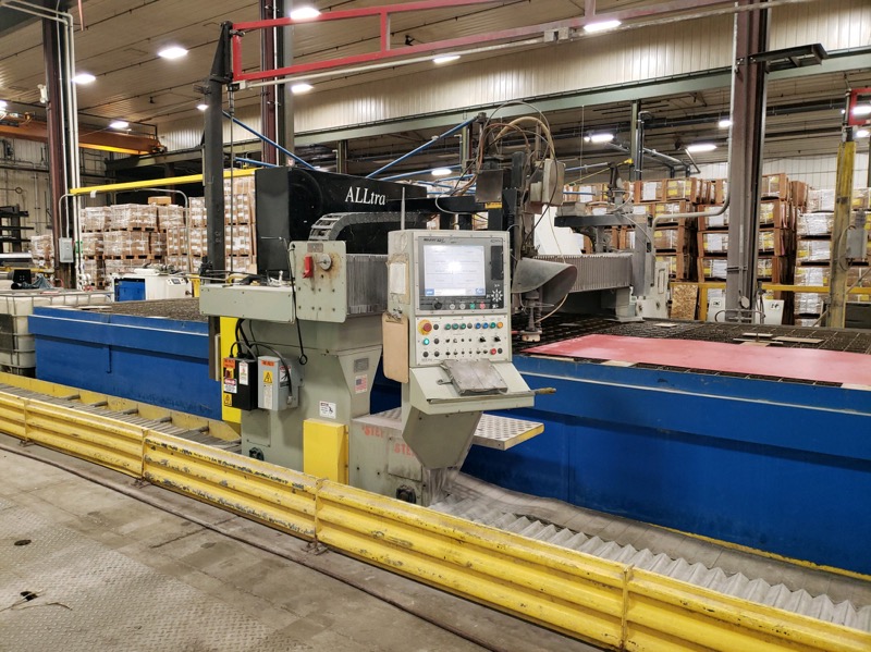 Alltra 15 ft x 44 ft Waterjet, Machine ID: 7266
